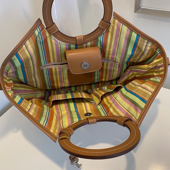 Fossil Coated Canvas and Leather Tote - Picture 14 of 16